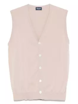 Футболка Drumohr cotton vest, розовый