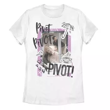 Футболка «Друзья юниоров» Ross & Rachel Pivot Pivot Pivot Licensed Character