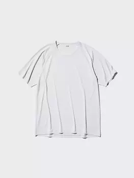 Футболка dry-ex легкая Uniqlo, цвет 02 серый