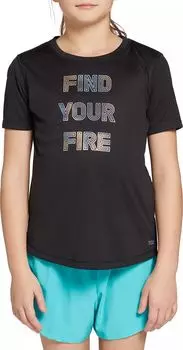 Футболка Dsg Girls' Movement, черный