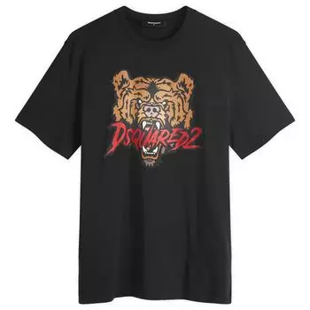 Футболка Dsquared2 Bears Logo T-Shirt, черный