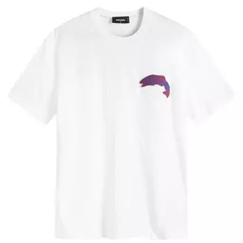 Футболка Dsquared2 Fish Logo T-Shirt, белый