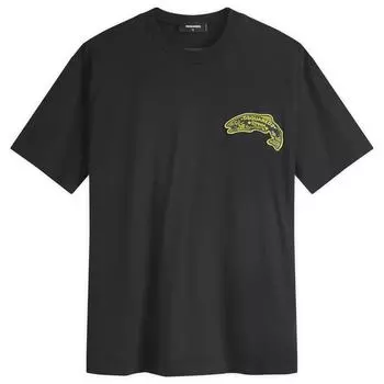 Футболка Dsquared2 Fish Logo T-Shirt, черный