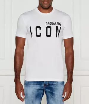 Футболка Dsquared2 Icon, белый / черный