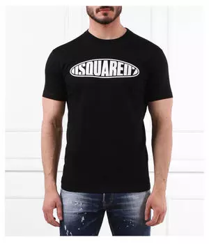 Футболка Dsquared2 классического кроя, черный