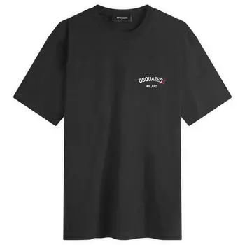 Футболка Dsquared2 Milano Small Logo T-Shirt, черный