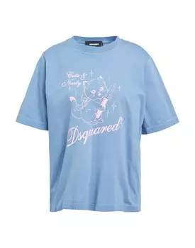 Футболка Dsquared2, пастельный синий