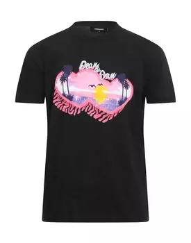 Футболка Dsquared2, слоновая кость