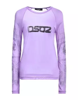 Футболка Dsquared2, светло-фиолетовый