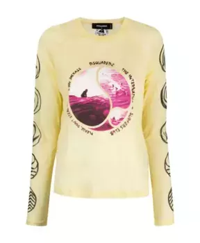 Футболка Dsquared2, желтый