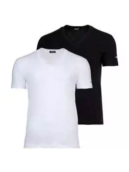 Футболка Dsquared, черный/белый