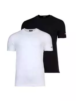 Футболка Dsquared, черный/белый