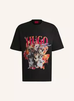 Футболка dugie oversize fit Hugo, черный