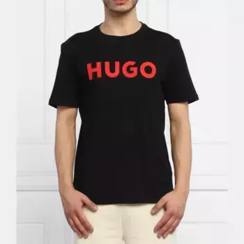 Футболка Dulivio стандартного кроя Hugo, черный