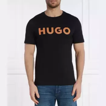 Футболка Dulivio стандартного кроя Hugo, черный