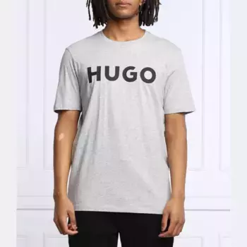 Футболка Dulivio стандартного кроя Hugo, серый