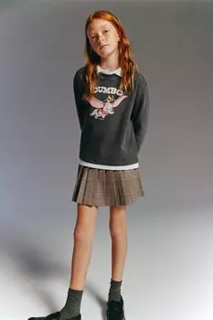 Футболка dumbo disney ZARA, экрю