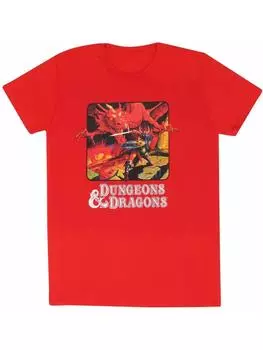 Футболка Dungeons And Dragons, красный