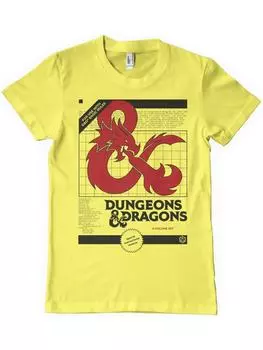 Футболка Dungeons And Dragons, желтый