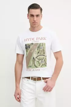 Футболка DUSTER FRONT TEE Pepe Jeans, белый