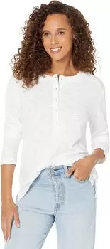 Футболка Dylan by True Grit Cotton Slub Milly Henley, белый