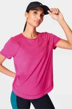 Футболка «Дышите легко» Sweaty Betty, розовый