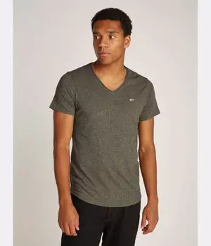 Футболка Джаспе Slim Fit Tommy Jeans, серый