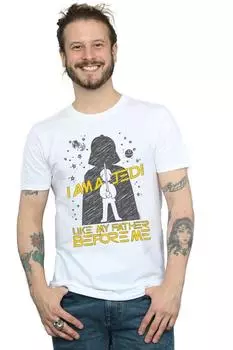 Футболка «Джедай, как мой отец» Star Wars, белый
