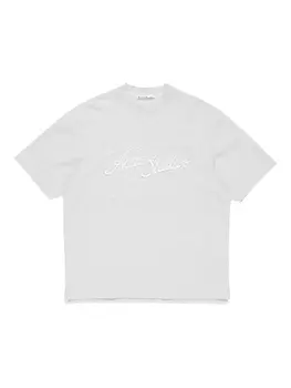 Футболка джерси Acne Studios, серый