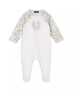 Футболка-джерси Barocco Stretch унисекс - для малышей Versace, коричневый/бежевый