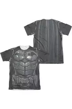 Футболка / джерси Batman Arkham Knight (принт спереди/сзади) для взрослых из полиэстера/хлопка с коротким рукавом Gildan, белый