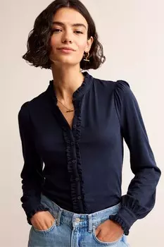 Футболка джерси Каролина Boden, синий