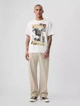 Футболка джими хендрикса Gap, белый