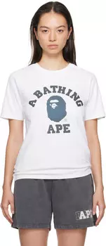 Футболка джинсовая колледж BAPE