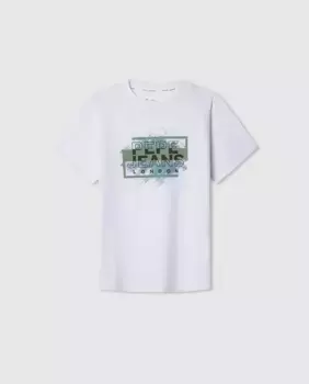 Футболка Джонса для мальчиков Pepe Jeans, белый