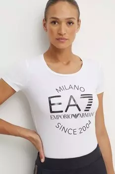 Футболка EA7 Emporio Armani, белый