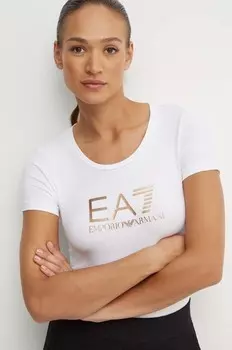 Футболка EA7 Emporio Armani, белый
