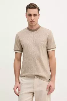 Футболка Ea7 Emporio Armani, бежевый