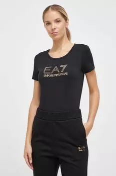 Футболка EA7 Emporio Armani, черный