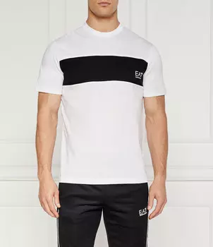 Футболка EA7 Regular Fit, белый