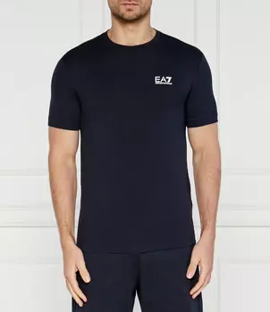Футболка EA7 Regular Fit, темно-синий