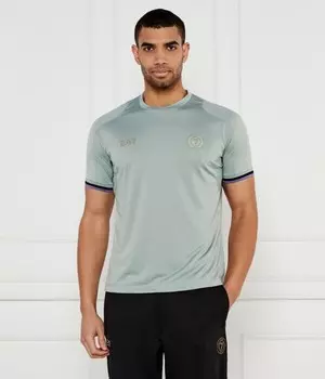 Футболка Ea7 Regular Fit, зеленый