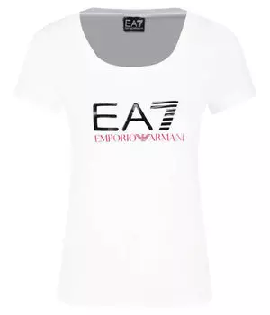 Футболка Ea7 Slim Fit, белый