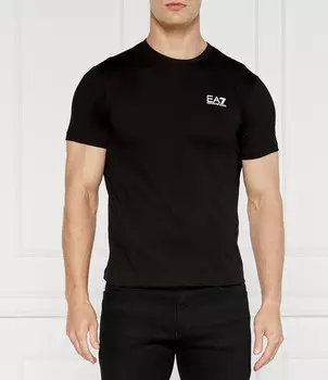 Футболка EA7 Slim Fit, черный