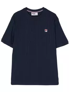 Футболка Easton в рубчик Fila, синяя