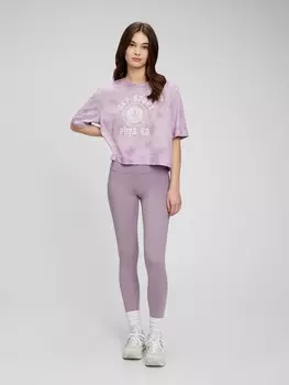 Футболка easy batik с логотипом Gap, фиолетовый
