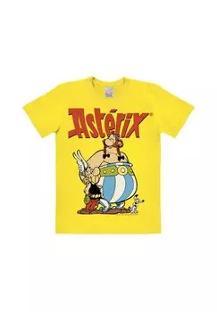 Футболка Easyfit Asterix - Астерикс и Обеликс LOGOSHIRT, цвет Fresh Yellow