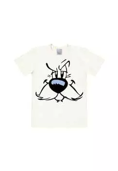 Футболка easyfit asterix - idefix - лицо Logoshirt, белый