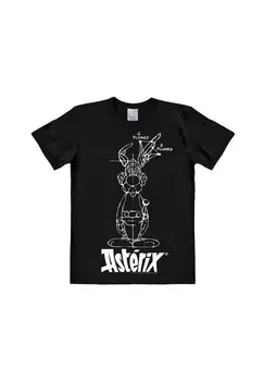 Футболка Easyfit Asterix - Эскиз LOGOSHIRT, черный