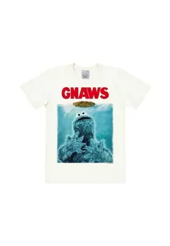 Футболка Easyfit Cookie Monster - GNAWS LOGOSHIRT, цвет Almost White